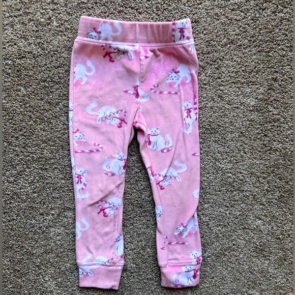 Munki Munki Pink Holiday Pajamas, 4T - Picture 7 of 9